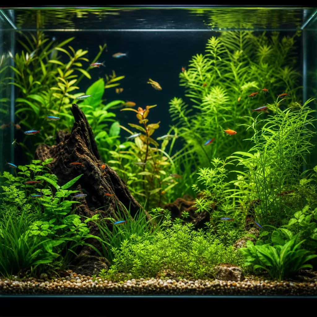 A balanced planted tank that resists algae