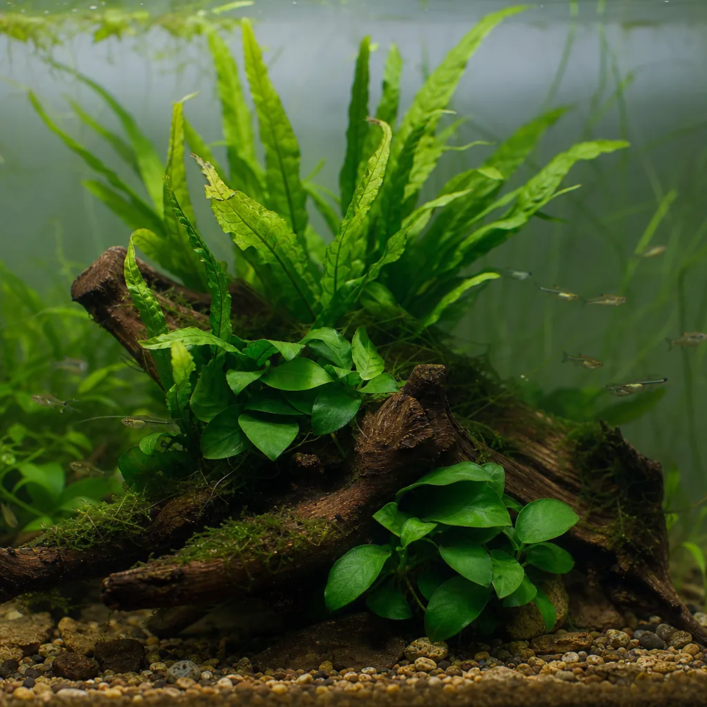 Simple low-tech planted tank without CO2 gear