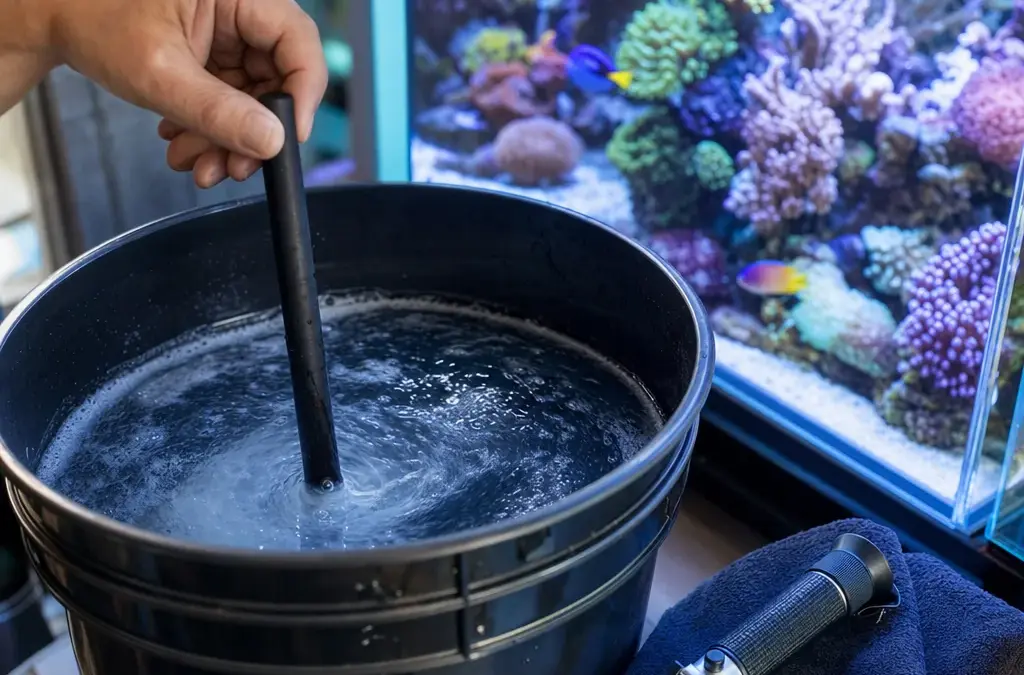 How to Mix Saltwater for Your Reef Tank