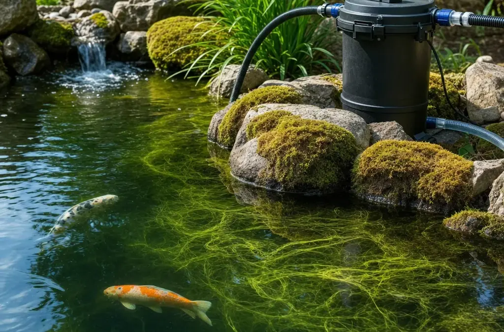 How to Control Pond Algae and String Algae