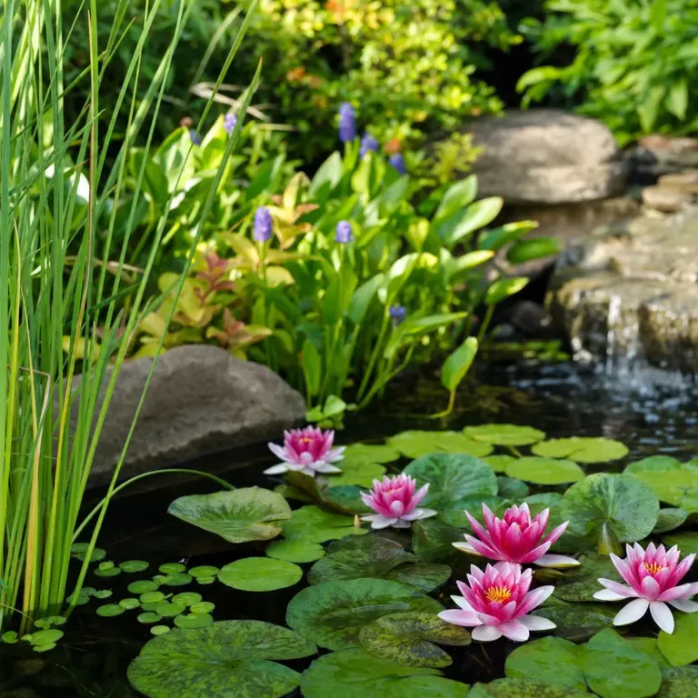 The Best Plants for a Backyard Pond